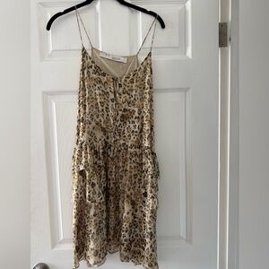 Iro Leopard Print Slip Dress